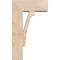 Ekena Millwork Legacy Block Smooth Bracket w/ Offset Brace, Douglas Fir, 7 1/2"W x 18"D x 30"H BKT0806X18X30LEC05SDF - alternate 2
